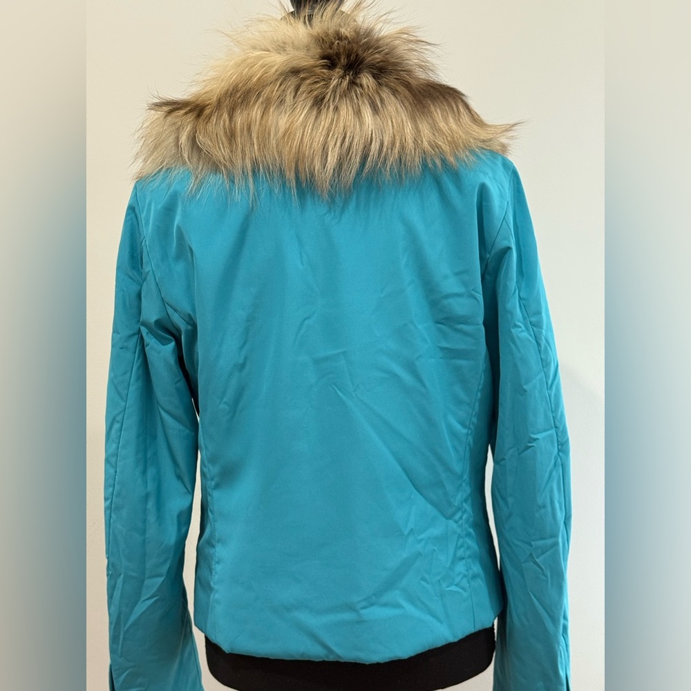 Allegri L Blue Full Zip Jacket with Faux Fur Collar 821 - Picture 7 of 9